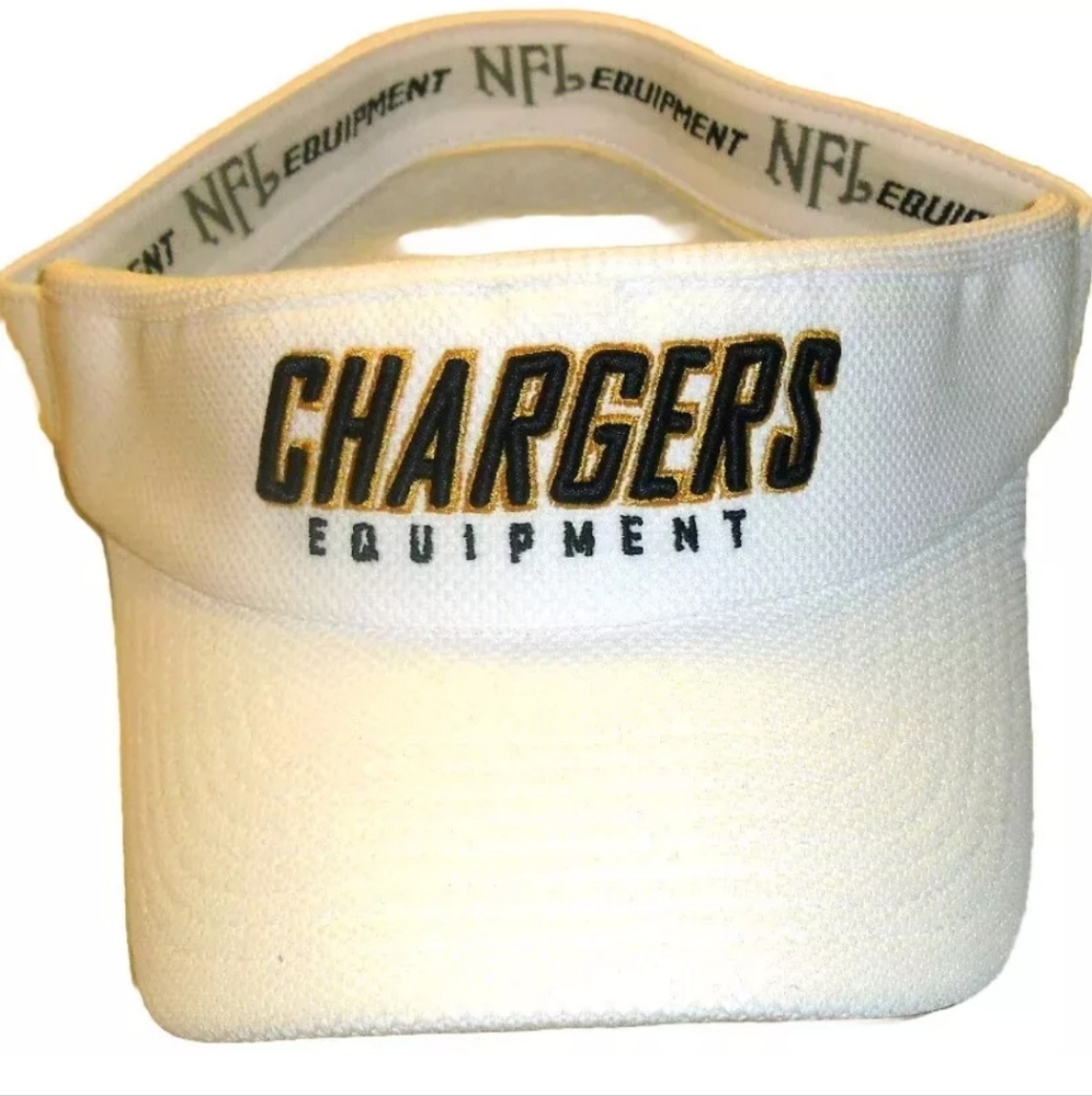 Los Angeles San Diego Chargers Equipment Reebok Mens Visor Hat White New Nfl